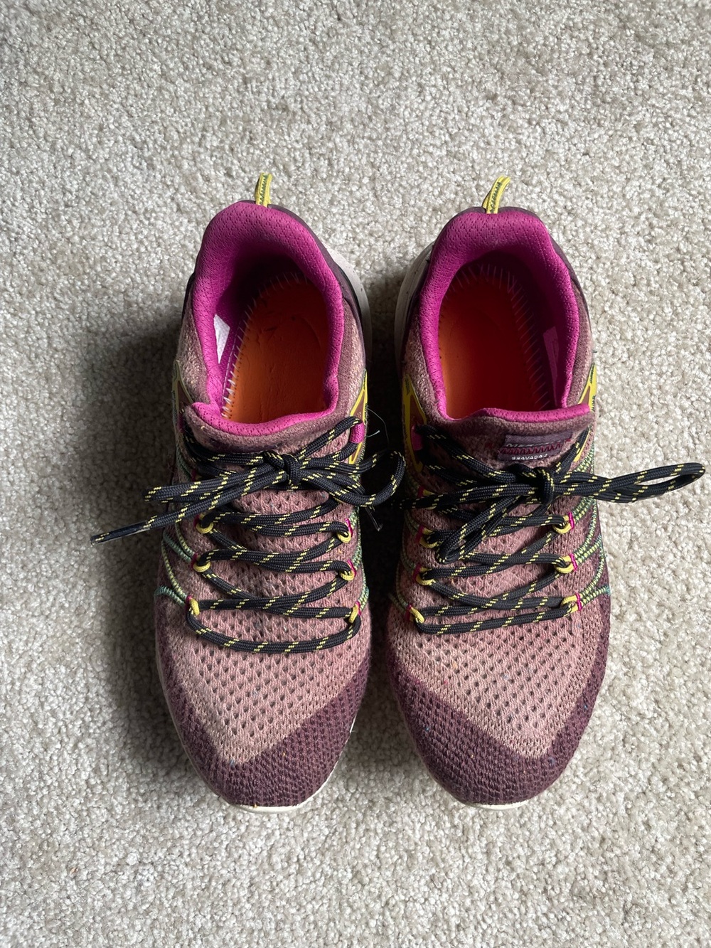 Merrell Bravada 2 Trail Sneakers Purple Multicolor Sz 8.5 EUC No Insoles